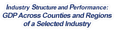 Wyoming - Gross Domestic Product Across Counties and Regions of a Selected Industry